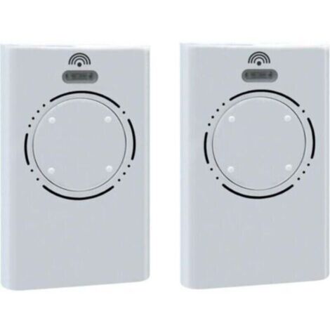 Télécommandes 4 canaux x XT4 868 SLH 787010 (blanches) pour portes de garage et portails – Garantie 3 ans