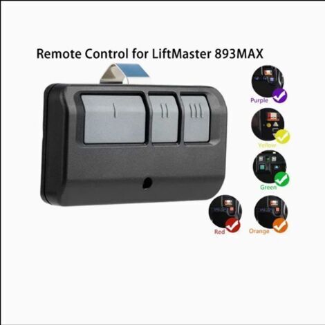Télécommandes de porte de garage pour Chamberlain Liftmaster 893MAX et Sears Craftsman 890MAX