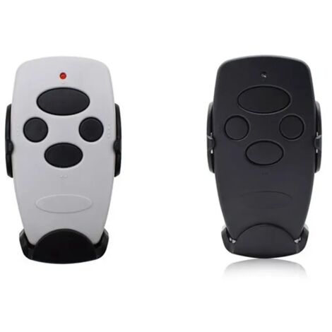 Télécommandes Universelles Compatibles CAME TOP432NA EV 433.92 MHz Rolling Code DOORHAN – Émetteurs Sans Fil pour Garage et Portail 2 Pièces, Noir et Blanc
