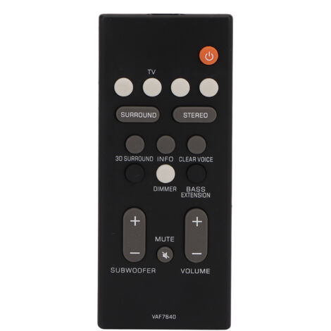Telecommando de reemplazo para barras de sonido VAF7640/VAF76400/ATS1080/YAS108