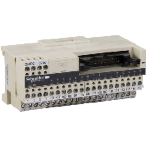 Telefast ABE7 - embase de raccordement passive - 16 entrées ou sorties - DEL - ABE7H16C21