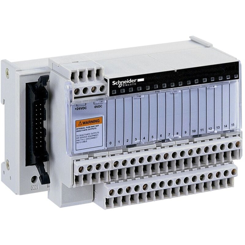Schneider Electric - Telefast ABE7 - embase de raccordement passive - 16 entrées ou sorties - del - ABE7H16R21