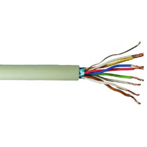 Telefonkabel JY(St)Y 4 x 2 x 0,6 - 25 Meter, grau Kabel & Leitungen