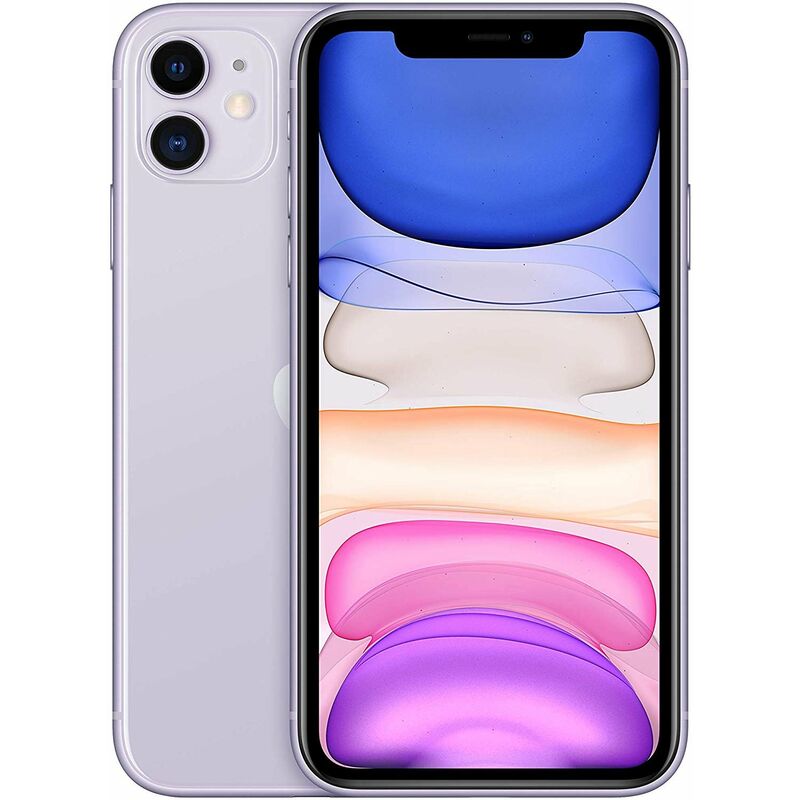 

Teléfono Apple iPhone 11, Color Violeta / Malva, 4 GB de RAM, 64 GB de Memoria Interna, Pantalla LCD Liquid Retina HD de 6,1'. Cámara de 12 MP y