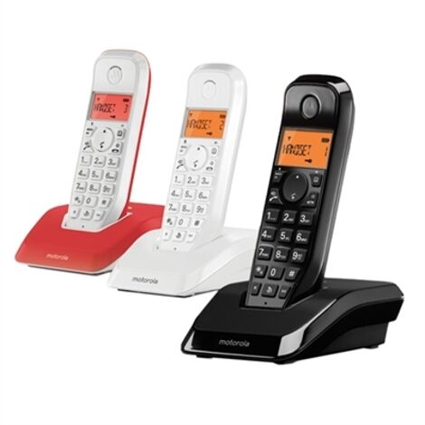 Teléfono Inalámbrico DECT Trío Motorola S1203   con Contestador,