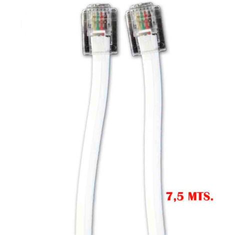 Telefonverlängerung 7,5 m 4-Wege-Stecker-Stecker-EDM