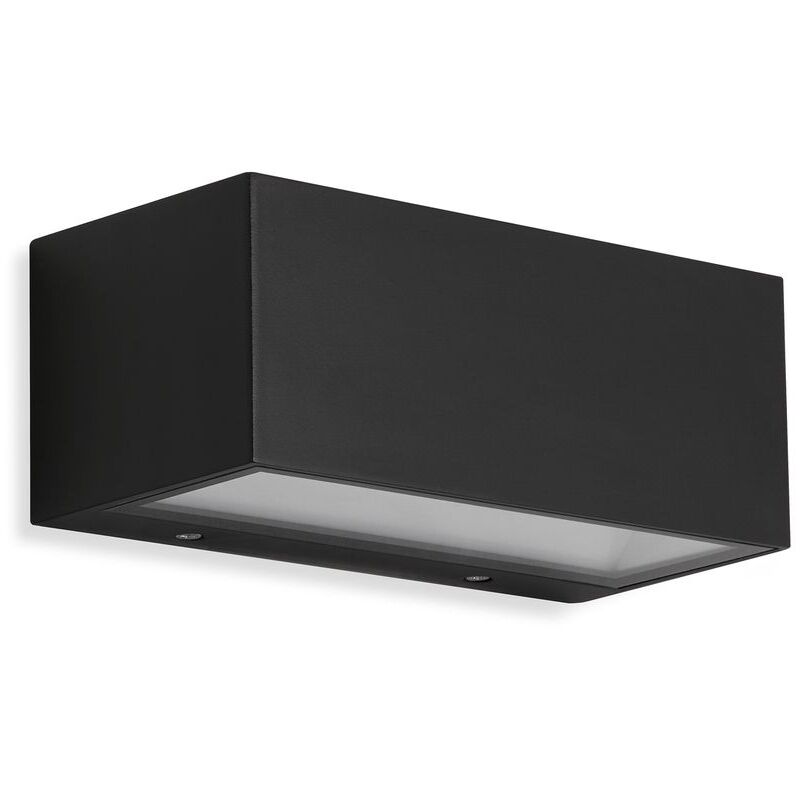 Telefunken Applique d'extérieur à led, 18,5 cm, 6 w, noir, Briloner Leuchten