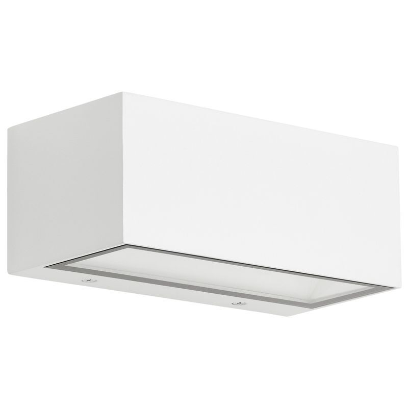 Telefunken - Applique extérieure led, applique extérieure 1 lampe, 12 watts, 1.200 lumens, 4.000 Kelvin, IP44, blanc, 185 x 75 x 91 mm (l x l x h).