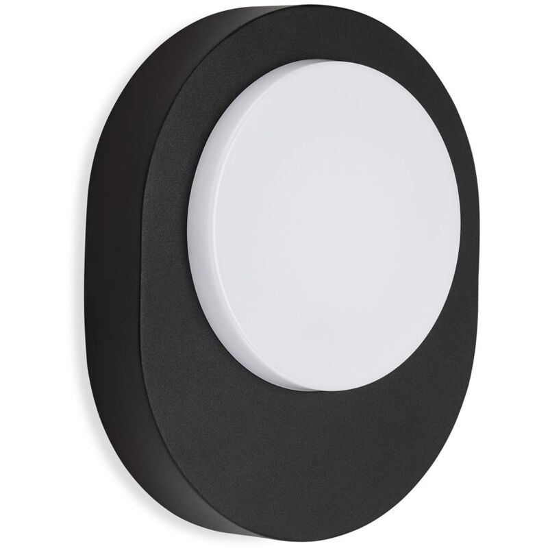 Telefunken LED Applique murale d'extérieur, 20 cm, 8 W, noir, Briloner Leuchten Telefunken LED Applique murale d'extérieur, 20 cm, 8 W, noir, Briloner Leuchten