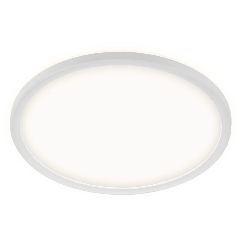 Led Bad Deckenleuchte Mit Backlight, Ip44 Led Badezimmerlampe, Ultraflach, Neutralweißes Licht, Weiß, 290x35 Mm (dxh) - Telefunken