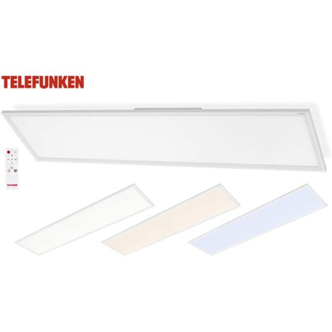 TELEFUNKEN - PANNELLO LED BIANCO 36 watt3600 lumen 119,5x29,5x5CM CON TELECOMANDO