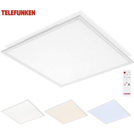 TELEFUNKEN - PANNELLO LED BIANCO 36 watt3600 lumen 62x62x5CM CON TELECOMANDO