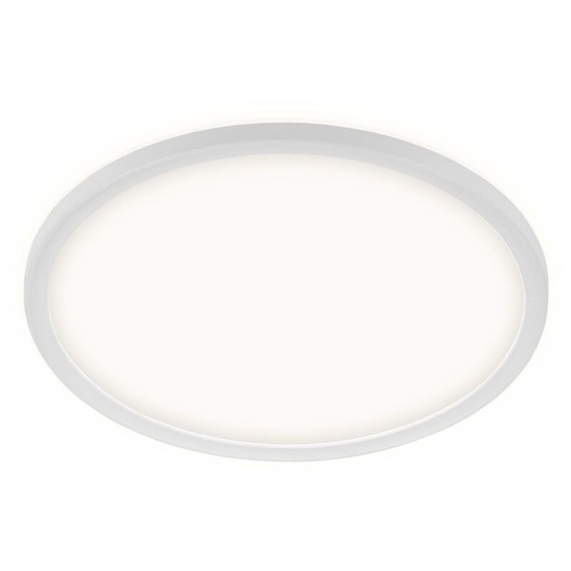 Telefunken - Plafonnier led pour salle de bain avec r tro clairage, IP44 Lampe led pour salle de bain, ultraplate, lumi re blanche neutre, blanc,