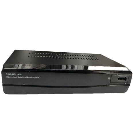 Telefunken – Récepteur démodulateur satellite HD – Sortie USB/HDMI/SCART – Réception chaînes étrangères FTA ASTRA/HOTBIRD – 2 ports péritel