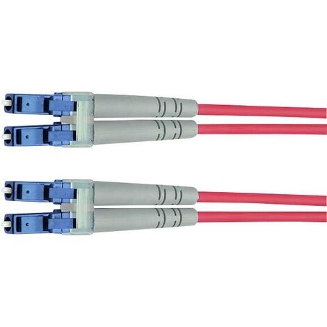 Telegärtner 100011283 fibre optique FO Câble de raccordement 1.00 m turquoise [1x LC mâle - 1x LC mâle] 50/125 µ Multimode OM3 S159071