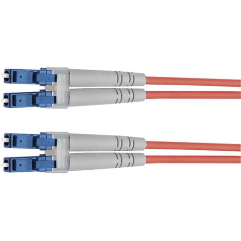 Telegärtner 100011285 fibre optique FO Câble de raccordement 1.00 m violet [1x LC mâle - 1x LC mâle] 50/125 µ Multimode OM4 S159021