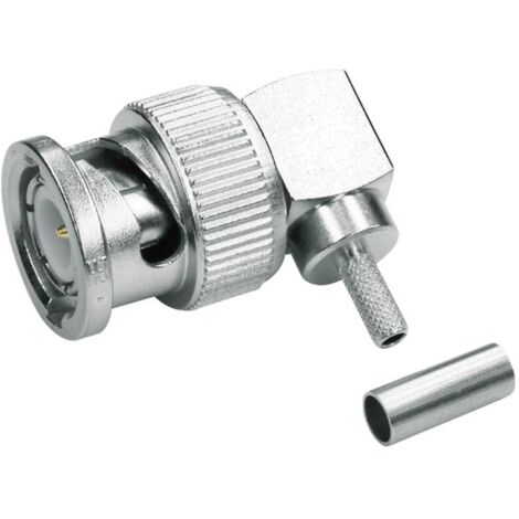 Telegärtner 100023304 100023304 Connecteur BNC mâle, coudé 50 Ω 1 pc(s) V076681
