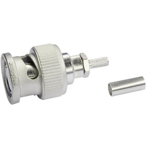 Telegärtner 100023342 100023342 Connecteur BNC mâle, droit 50 Ω 1 pc(s) V076161