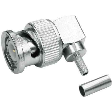 Telegärtner 100023505 100023505 Connecteur BNC mâle, coudé 75 Ω 1 pc(s) V076601