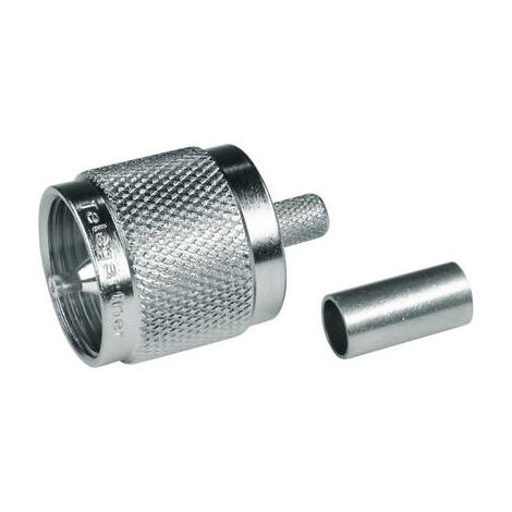 Telegärtner 100024323 100024323 Connecteur UHF mâle, droit 50 Ω 1 pc(s) Y830011