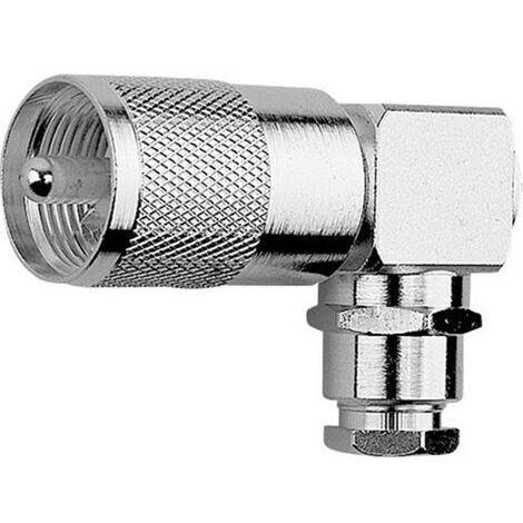 Telegärtner 100024340 100024340 UHF-Steckverbinder Stecker, gewinkelt 50 Ω 1 St.