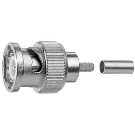 Telegärtner 100027451 100027451 Connettore BNC Spina dritta 50 Ω 1 pz.