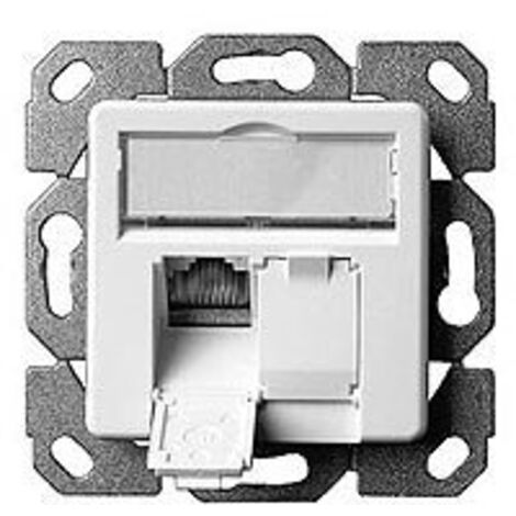 TELEGÄRTNER AMJ45 8/8 UP/50 - ENCHUFE PARA TRANSMISIÓN DE DATOS (CAT. 6), COLOR BLANCO