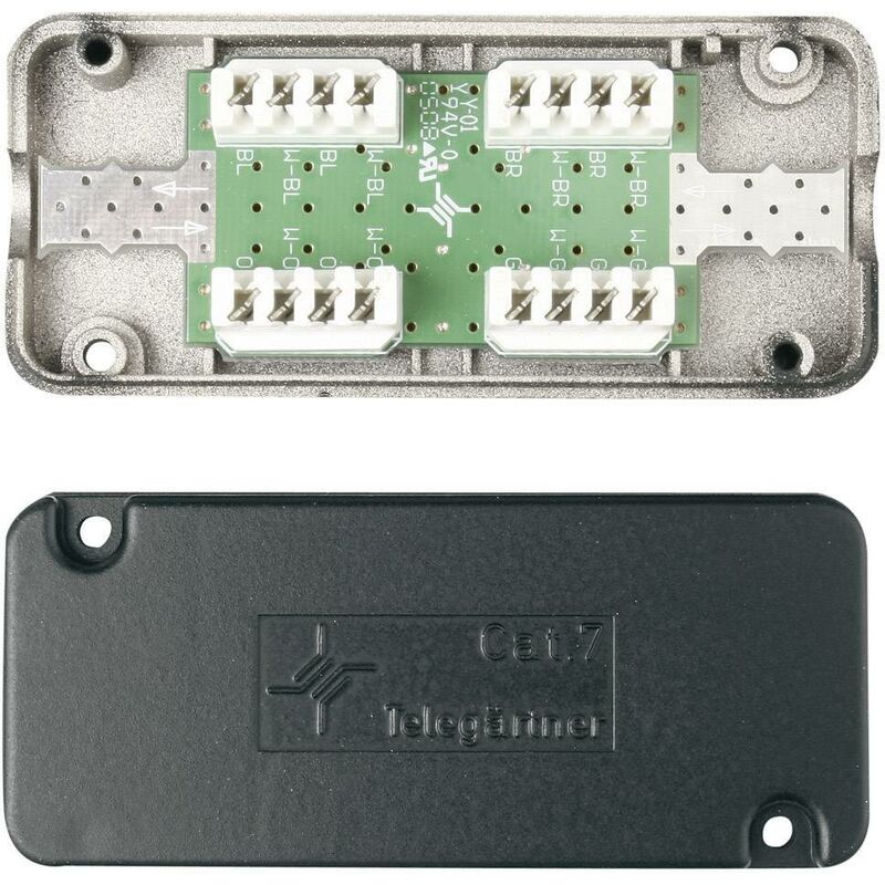 Boîtier de connexion Telegärtner 100023273 Adapté pour (spécifications réseau (cat)): cat 7a R02781