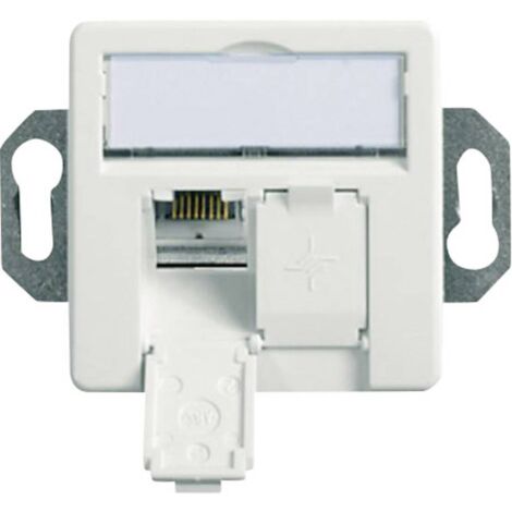 Telegärtner J00020A0503 prise réseau encastrable blanche