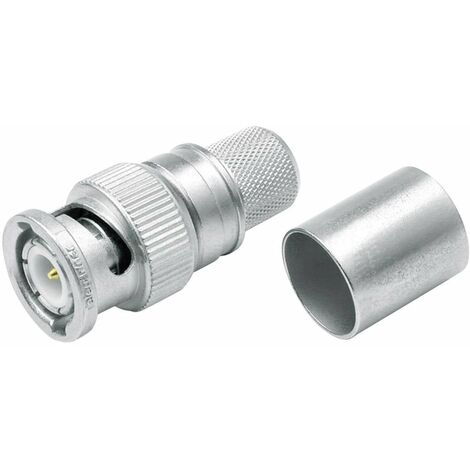 Telegärtner J01000A0061 J01000A0061 Connecteur BNC mâle, droit 50 Ω 1 pc(s)