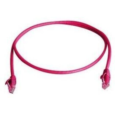 Telegärtner Patchkabel U/UTP C.6 2,0m rt, MP8 250,LSZH,1:1 100008319