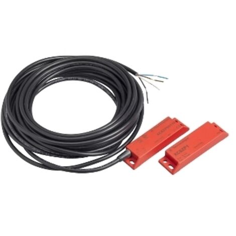 Télémécanique – interrupteur magnétique codé de sécurité XCS, XCSDMP, 2 NF + 1 NO, 1 NF décalé, câble 2 m – XCSDMP7012