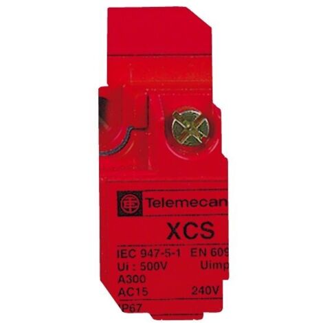 Télémécanique - Preventa XCS-A - inter. de pos. de sécu. métallique à clé - 2O+1F - 1xM20