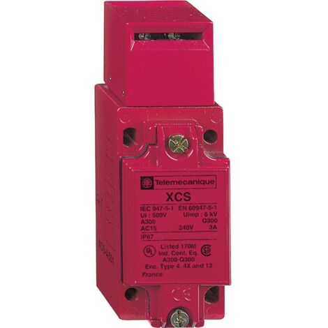 Télémécanique - Preventa XCS-A - inter. de pos. de sécu. métallique à clé - 2O+1F - 1xM20