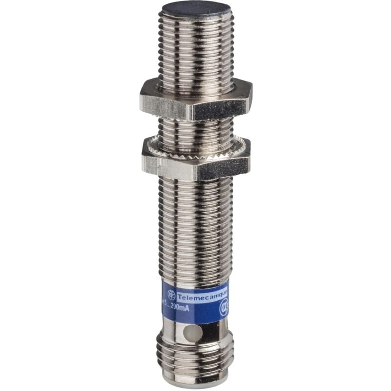 Xs612b3dam12 Schneider Detecteur Inductif Court M12 12 24vdc No 2 Fils Noyable Sn4mm Connecteur M12 Telemecanique