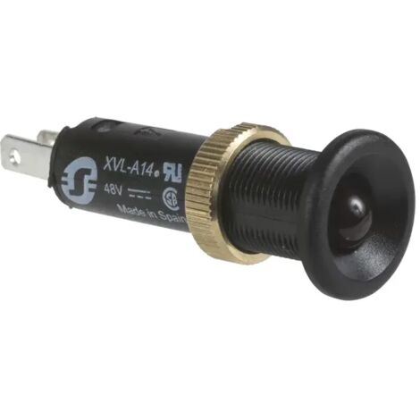 Telemecanique XVLA134 Runde Kontrollleuchte Durchm. 8 mm – IP 40, rote integrierte LED – 24-V-Klemmen