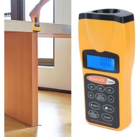 Télémètre, compteur à ultrasons portable, télémètre laser, instrument de mesure de distance