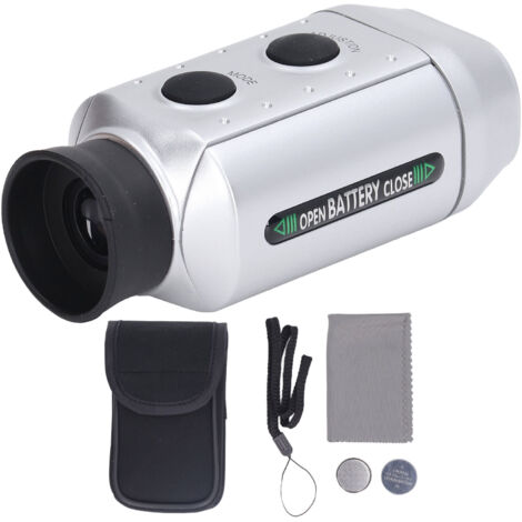 Télémètre de Golf 1000 Yards avec Alimentation par Batterie, Appareil de Mesure de Distance 7x pour Parcours