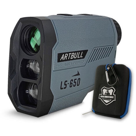 Télémètre de golf 660 yards/600 m, précision ± 0,5 m, grossissement 6x, télémètre de golf avec inclinaison, verrouillage du drapeau avec vibration,