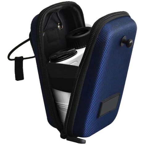Télémètre de golf magnétique, étui rigide, étui de rangement pour télémètre laser, bleu