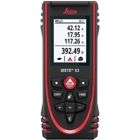 LUTZ BLADES Leica Disto X3 - Télémètre laser avec étui - Bluetooth - 150m