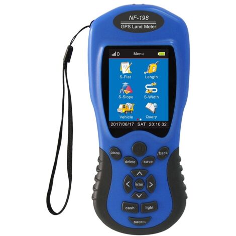 Télémètre GPS NOYAFA NF-198 avec écran LCD, équipement de topographie, machine de cartographie GPS, outil de mesure de distance et de surface.