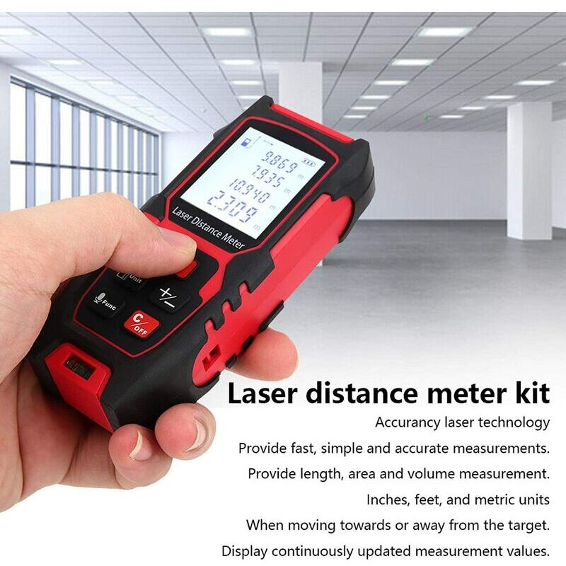 Télémètre infrarouge télémètre laser, technologie laser Betterlife, 1 altimètre laser portable haute précision mesure intérieure télémètre laser