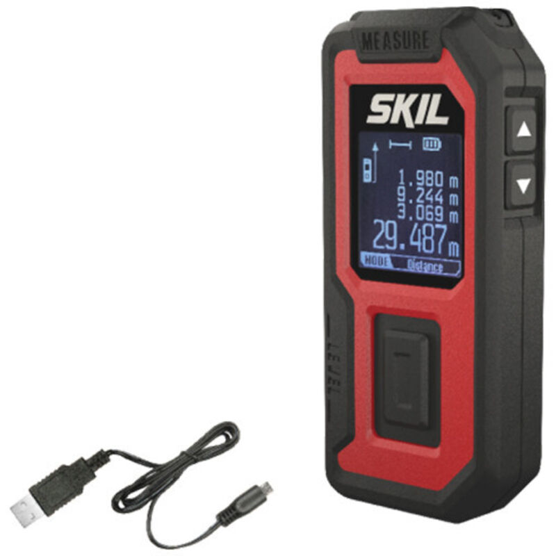 Telemetre laser 30 mêtres 3.7 volts Batterie Lithium-Ion intégrée Skil