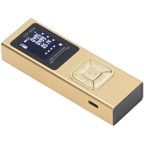 Télémètre Laser 40m avec Mesure Rapide et Écran LCD Clair - Détecteur de Distance Portable Haute Précision