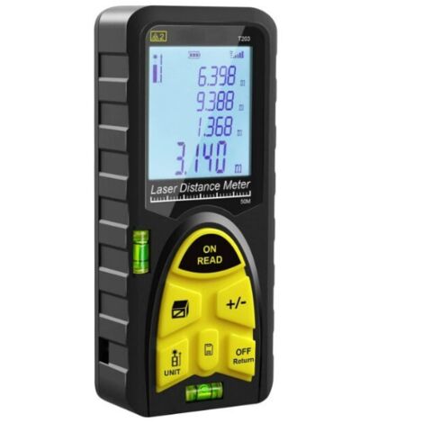 Télémètre laser BSR 1, portée 60 m, appareil de mesure numérique portable avec poignée