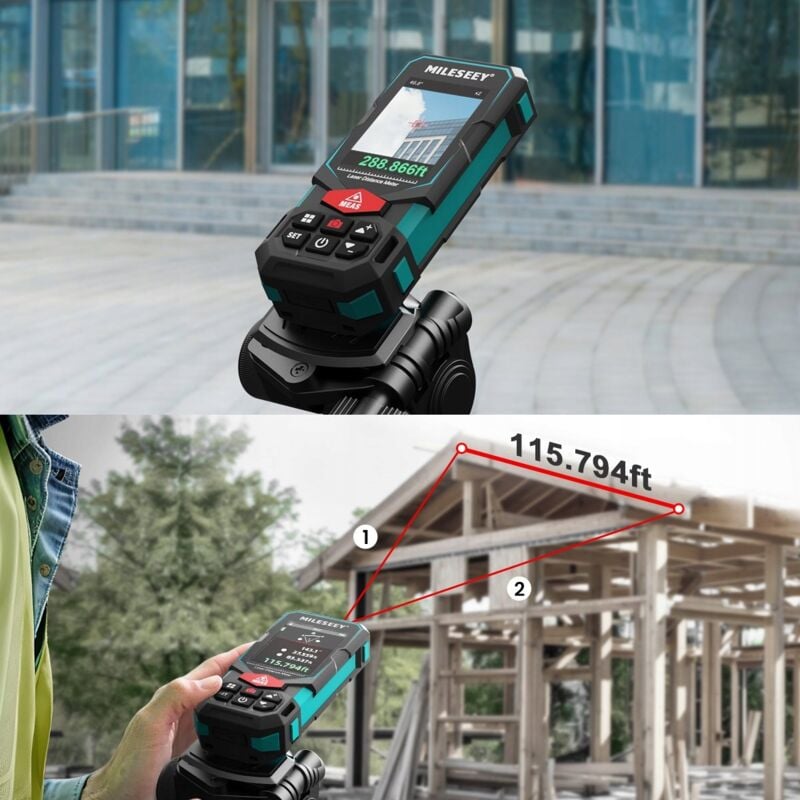 TÉLÉMÈTRE LASER CAMÉRA DE VUE 2xZOOM P2P BT APP SMARTLIFE USB IP65 100m