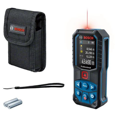 Télémètre laser Bosch Professional GLM 50-27 C Bluetooth, adaptateur de trépied 6,3 mm (1/4"), application informative Plage de mesure (max.) (dé Y165312