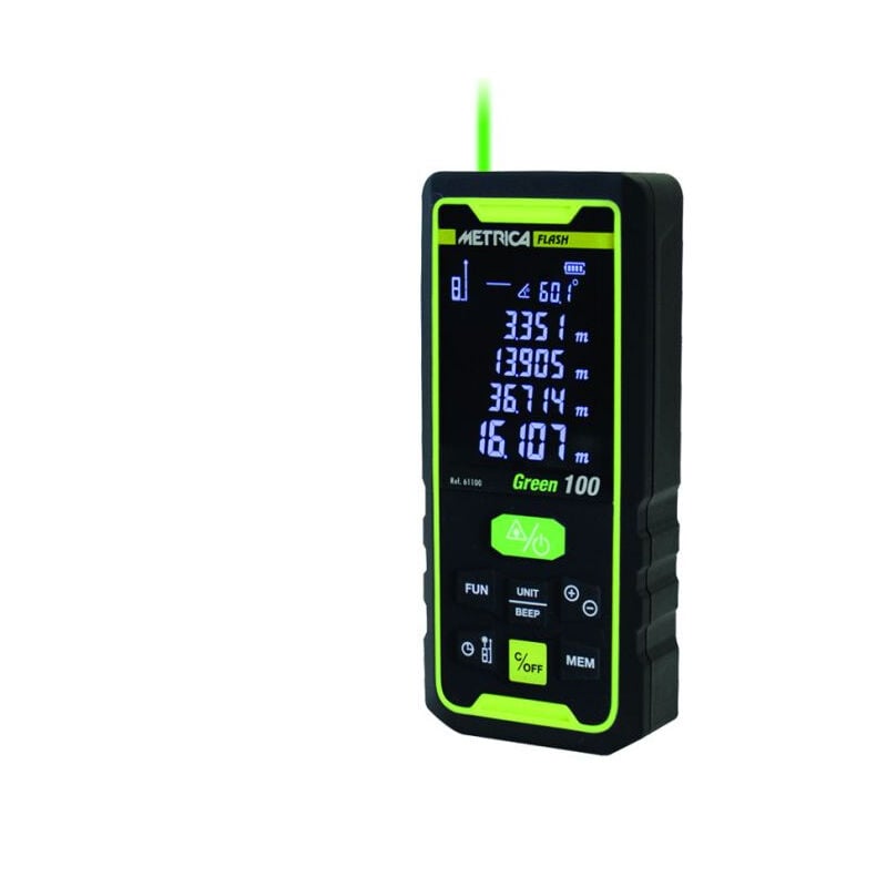 Télémètre laser Metrica Flash Green 100 100m - 61100
