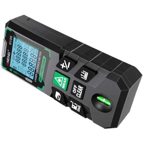 Télémètre laser intelligent haute précision ANENG G120, télémètre laser vert, 30 mémoires de stockage, étalonnage autonome, outil multifonction